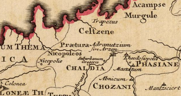 niksar map 1650